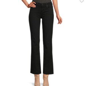 Lowrise Sloane Flare Black Paige Jeans